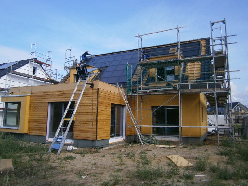 Neubau des ersten Sonnenhauses in Osnabrück