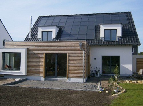 Neubau des ersten Sonnenhauses in Osnabrück